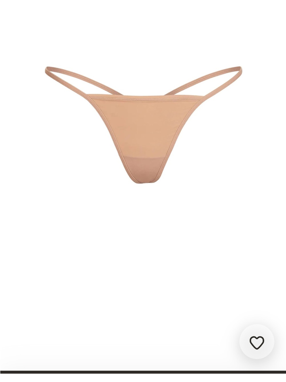 🤎 SKIMS Fits Everybody T-String Thong | Ochre Tan | Sz. 4X | NWT 🏷️